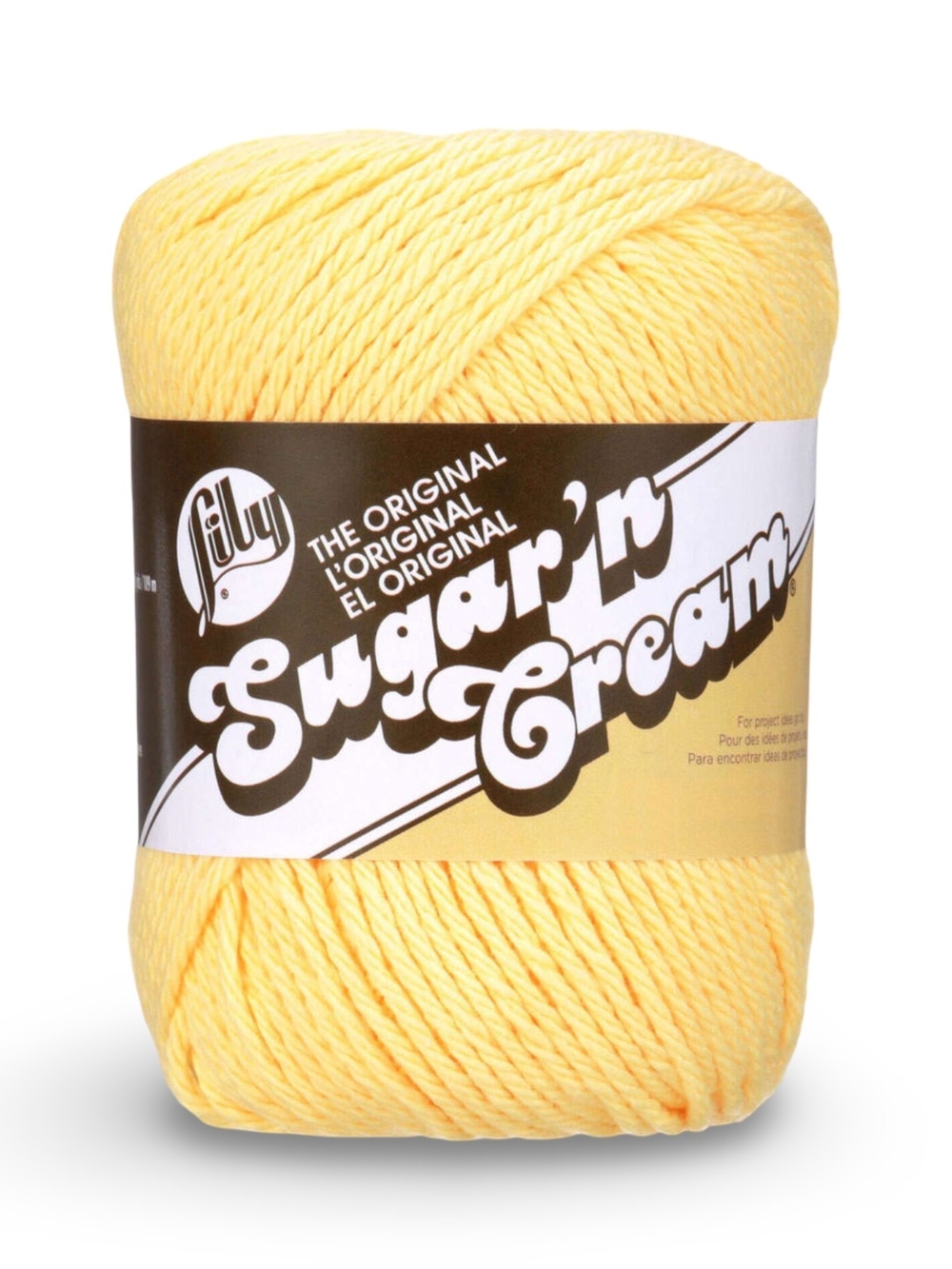Lily Sugar'n Cream Cotton Yarn - Yellow